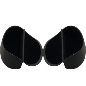 Custom Logo Embossed Black Hard Magnetic Sunglasses Case