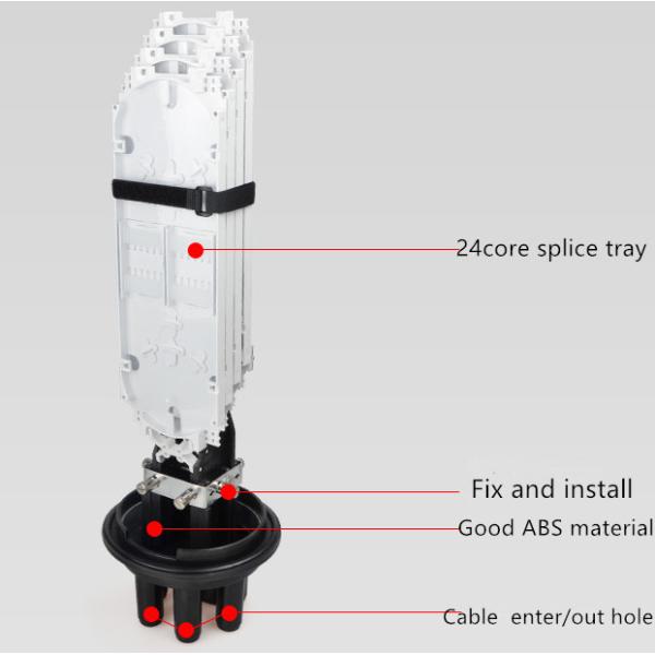 Dome Type 96 144 Core Fiber Cable Joint Box Fiber Optic Splice Closure