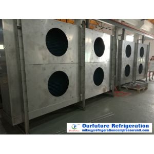 Hot Gas Defrost Type Unit Cooler Evaporator With Aluminum Fin For Cold Room Use