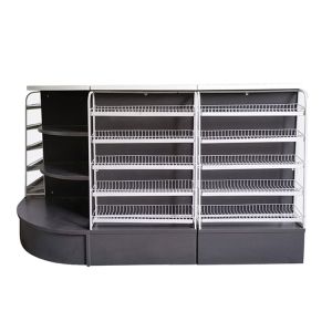 Adjustable Supermarket Steel Checkout Counters With Customized Length