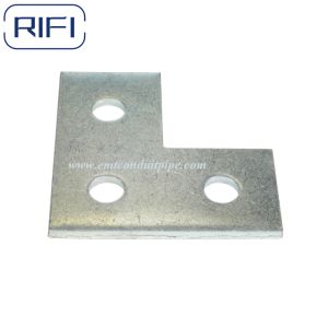90 Degree Channel Bracket 3 Hole Unistrut compatible Galvanised
