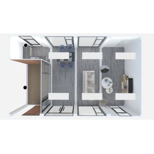 Detachable Container Modern Design Style Prefabricated 20ft Foldable Luxury