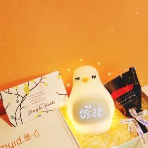 New Design Clock Night Light Sleep Trainer Kids Digital Alarm Clocks with Great