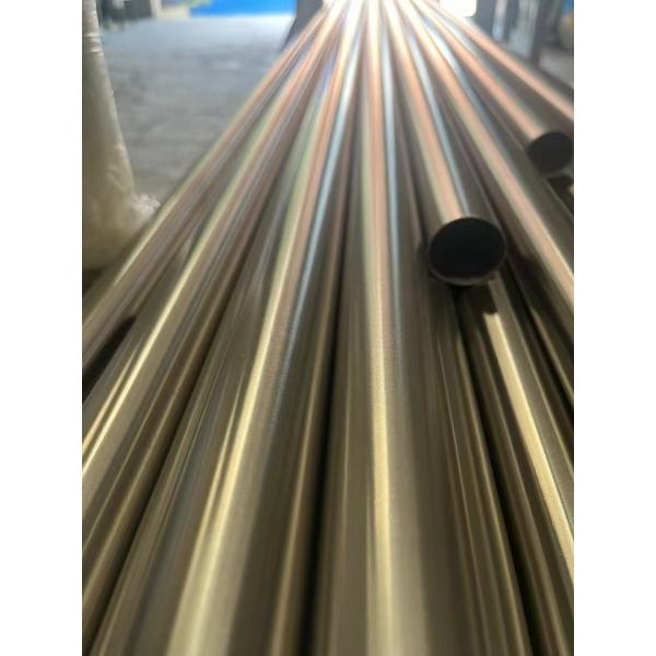 Quality ASTM B337/338 Titanium Welded Tube With High Purity and Large Stock Inventory for High Temperature Resistance Applications for sale