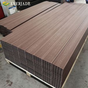 Temperature-Resistant 3D Deep Embossed Composite Wpc Decking with T G Installati