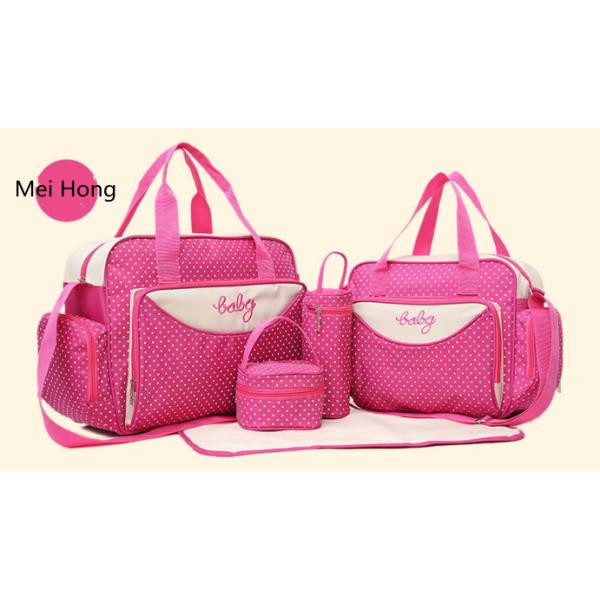 Multi Function Polyester Mommy Bag Portable Mummy Tote Dipper Bag