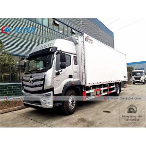 China FOTON Auhawk 4x2 10T Refrigerator Van Truck for Fresh Meat on sale