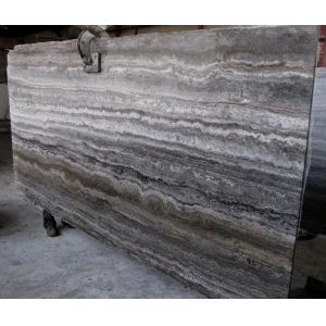 Wholesale Cheap Silver Grey Travertine Marble Slab Tile from china suppliers