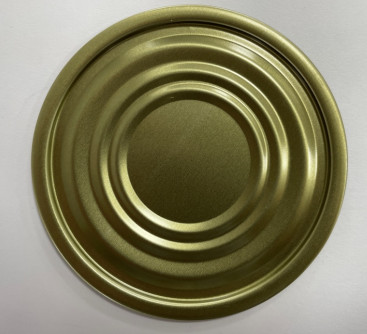 Round Tinplate Lid Antirust Tomato Can Bottom 300D 73mm