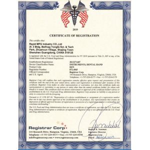 SHENZHEN JC RAPID MFG FACTORY Certifications