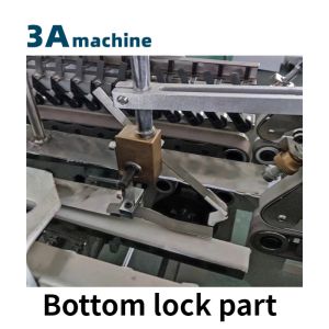 Single Side Glue Box Presentation Folder Gluing Machine for Cardboard Boxes CQT