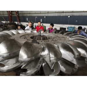 Customized Inlet Diameter 1-5 Meters Hydro Turbine Runner with and Rated Rotor
