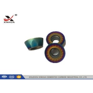 CNC Machine Round Carbide Inserts R6 R5 Milling Insert For 60HRC Hard Material