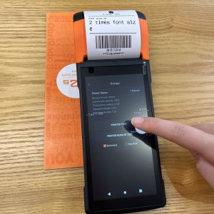 GPS Multi Languages Handheld Payment Terminal With Integrated 2D Scanner