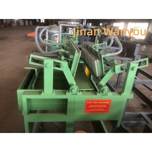 Semi Automatic Paper Egg Tray Making Machine with Simple Structure and 1 by 4 Molds for Production of 1500 Pieces per Hour