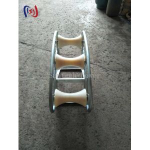 Multi-Roller Pithead Cable Pulling Rollers SHL700J3 With Rated Load 10-20KN