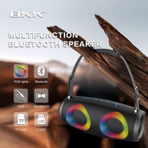 Customized 10W Portable Bluetooth Speaker Battery Powered With RGB Lights