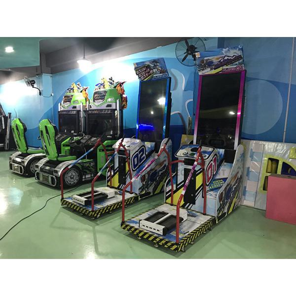 Fashion Appearance Racing Game Machine Coin Operated Snow Cross Motorcycle For Kids