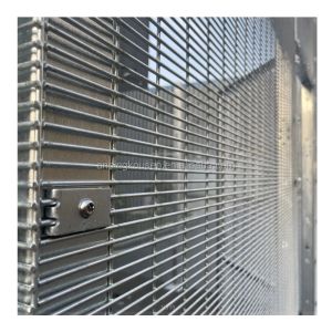 Anti Climb 358 Security Pvc Coated Galvanized Steel Fence with Various Wire