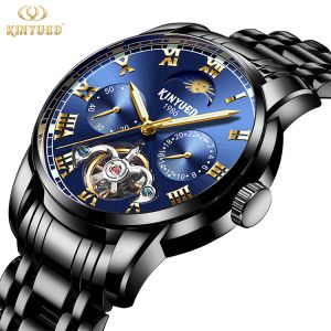 China Analog Pointer Tourbillon Mechanical Watch Mens Mechanical Watches on sale