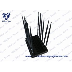 12 Band Jammer GSM DCS Rebolabile 3G 4G WIFI GPS and RF Bugs from 130 to 500 Mhz