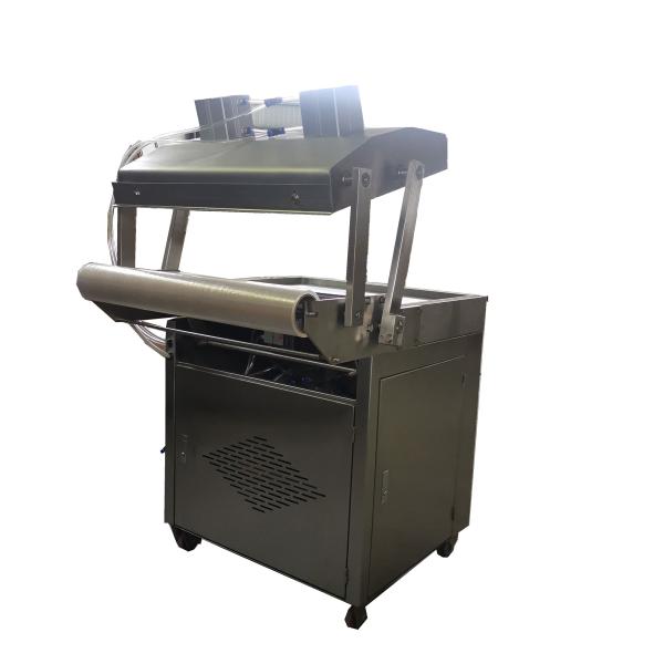 Wood Material Automatic Skin Attached Vacuum Packaging Machine Complete State of Food