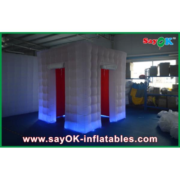 Kids Photo Booth Square Inflatable Photo Booth Kiosk Frames 2.4 X 2.4 X 2.5m For Wedding