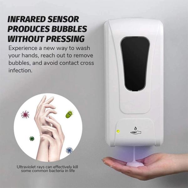 Quality Rechargeable Automatic Touchless Hand Soap Dispenser Sensor Wall Mount Pump Liquid Infrared Soap Dispenser for sale