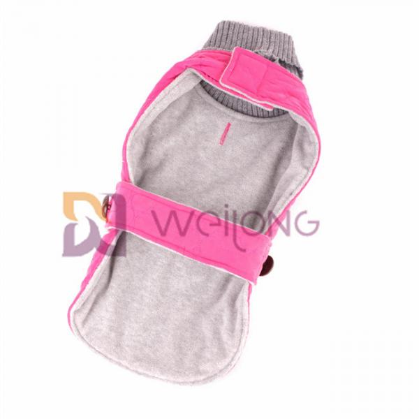 Polyester Wadding Collar Knitted Dog Jumpers Sweater WMT For Dog Warm