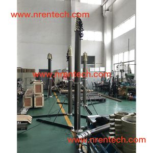 lockable pneumatic telescopic mast/ antenna mast/ telescoping masts/ 3m to 30m