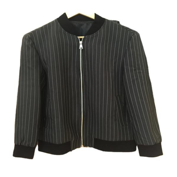 Toy 200D Polyester Woven White Stripe Suiting Fabric Men Jacket Cloth Live Show