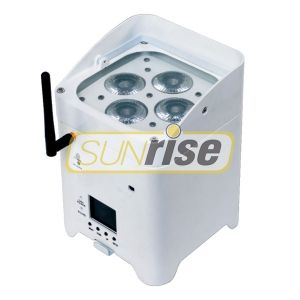 72w Sound Active Wireless LED Par Lights With 4 Digit Digital LED Display