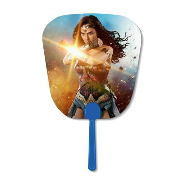 16x17cm Hand Fan 3D Lenticular Printing Service For Promotional Gift / Advertisement