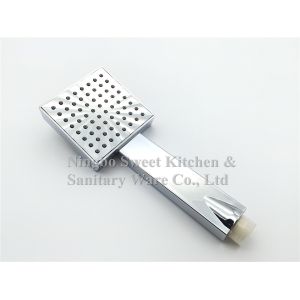 Double face ABS Chrome plating single function shower head hand shower set