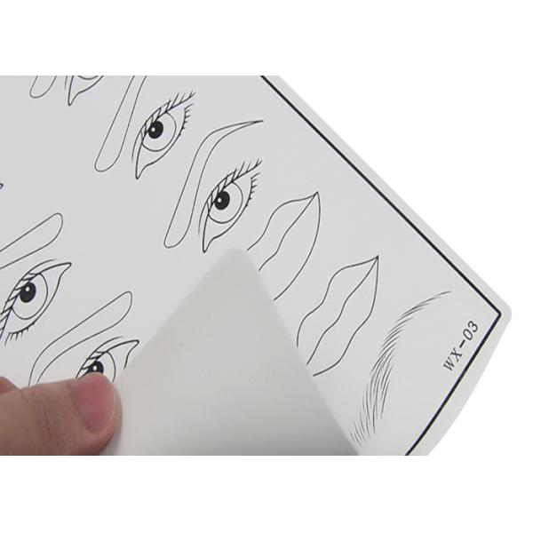 Microblading Eyes / Eyebrows / Lips Mixed 3D Tattoo Practice Skin Training Supply