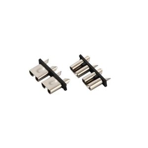 20A PCB Vertical Mount Car Fuse Holder Block Spring Brass Fuse Clip For 19mm