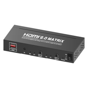 Wholesale 60HZ 2x2 dc 5v power adaptor 4K X 2K HDMI Matrix Switch from china suppliers
