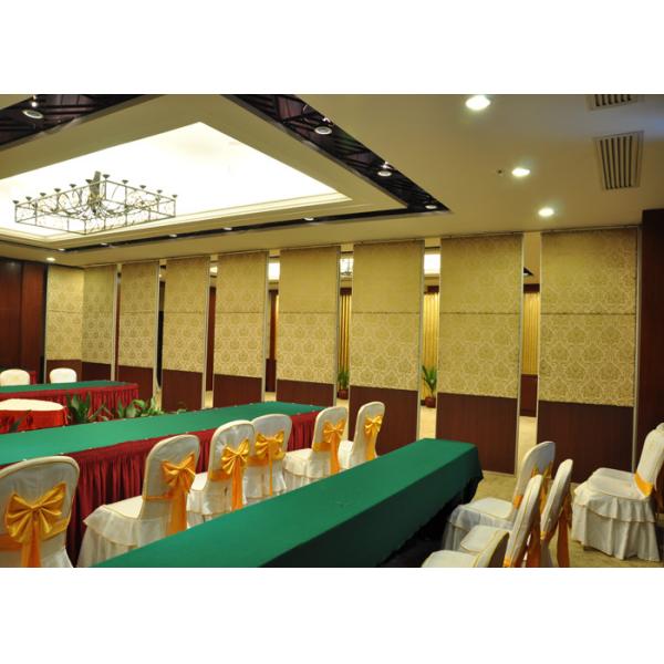Meeting Room Sound Proof Partitions , Folding 65mm Office Partition Wall