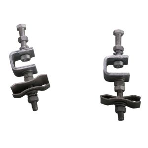 OPGW Shield 70mm2 Pole Down Cable Clamp For Tower