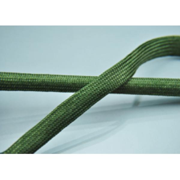 350 ° C High Temperature Resistant Electrical Braided Sleeving For Auto Cable Protection