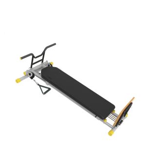 Skateboard Swimming Posture Trainer With Adjustable Resistance Pull Up Device