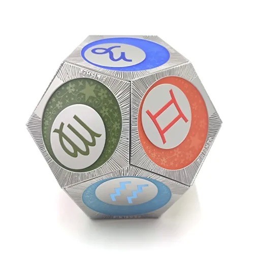 Quality Zinc Alloy Zodiac Signs Segment Personalized Medal Twelve Segmented Constellation for sale