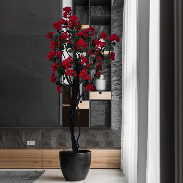 150Cm Height Bougainvillea Colorful Artificial Silk Plant Creative Potted Flowers