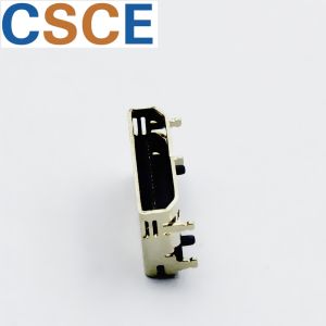 DIP 4.5 HDMI Male To Female Connector / HDMI SMT Connector CE Approved