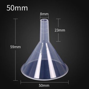 Disposable Plastic Consumable Lab Funnels Clear Plastic Funnel, Transparent PP