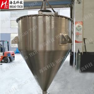 30000L Vertical Mixing Machine Pellets Granules Double Conical Screw Mixer
