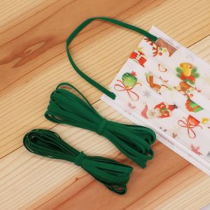 Nylon Spandex Flat 5mm 8mm Elastic Macrame Cord Rope