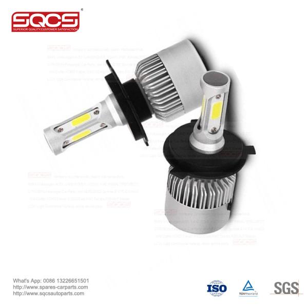 2010-2015 Year S2 LED Car Headlight Bulbs 36W 6500K Auto Lighting Range Compatible with H1 H3 H7 H4 H13 H11 9005 880 9006