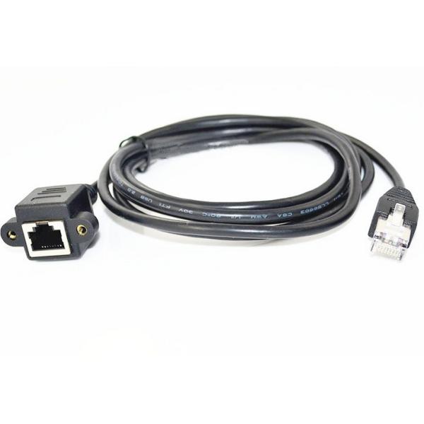 High speed Cat5e RJ45 male to female mount pannel indoor UTP extension Network