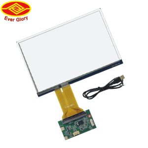 7 Inch Capacitive TFT LCD Touch Panel Screen For Floor Standing Ticket Dispenser